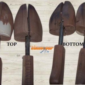 Hanover Shoes Vintage Cedar Wood Spring Loaded Shoe Trees (Note Description)